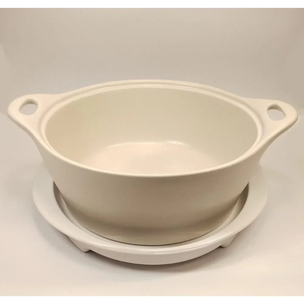 Corning Ware 4784 Microwave Pyroceram Oval Open Roaster Baking Platter Tray